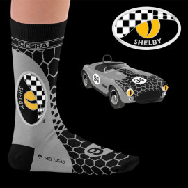 Inspiration Shelby Cobra Snake Eyes Livery Socken Schwarz / Grau / Gelb - Unisex - Größe 41/46