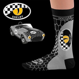 Inspiration Shelby Cobra Snake Eyes Livery Socken Schwarz / Grau / Gelb - Unisex - Größe 41/46