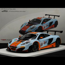 McLaren MP4-12C GT3 n° 69 Gulf Racing 24h Spa 2023 1/18 True Scale Models TSM141822R