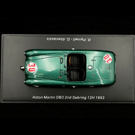 Aston Martin DB3 n° 30 2. 12h Sebring 1953 1/43 Spark S2448