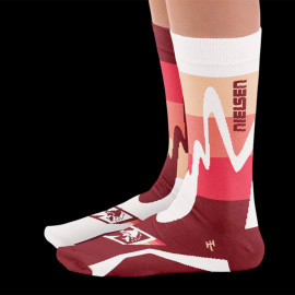 Inspiration Nielsen Racing Le Mans Series Socken Rot / Rosa - Unisex - Größe 41/46