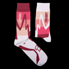 Inspiration Nielsen Racing Le Mans Series Socken Rot / Rosa - Unisex - Größe 41/46