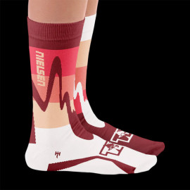 Inspiration Nielsen Racing Le Mans Series Socken Rot / Rosa - Unisex - Größe 41/46