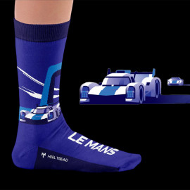 Inspiration Hypercar 24h Le Mans Official License Socken Blau / Weiß - Unisex - Größe 41/46