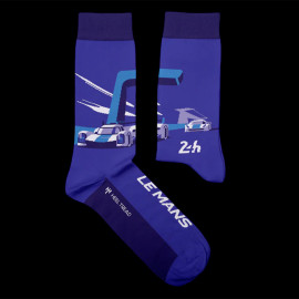 Inspiration Hypercar 24h Le Mans Official License Socken Blau / Weiß - Unisex - Größe 41/46