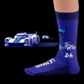 Inspiration Hypercar 24h Le Mans Official License Socken Blau / Weiß - Unisex - Größe 41/46