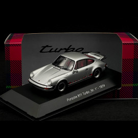 Porsche 911 Turbo "Nr.1 Louise" 1974 Silber 1/43 Spark MAP02030024