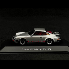 Porsche 911 Turbo "Nr.1 Louise" 1974 Silber 1/43 Spark MAP02030024