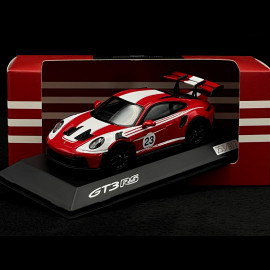 Porsche 911 GT3 RS Type 992 n° 23 Salzburg 2023 Rouge / Blanc 1/43 Spark WAP0202850SGT3