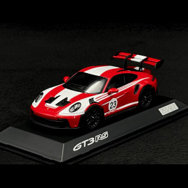 Porsche 911 GT3 RS Type 992 n° 23 Salzburg 2023 Rouge / Blanc 1/43 Spark WAP0202850SGT3