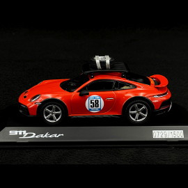 Porsche 911 Dakar Type 992 2023 Cagefighter Tribute Marathon London Sydney 1968 Orange 1/43 Spark WAP0200050SDAK