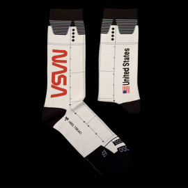 Inspiration Nasa Discovery Shuttle Socken Schwarz / Weiß - Unisex - Größe 41/46