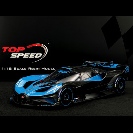 Bugatti Bolide 2020 Blau / Schwarz 1/18 Top Speed TS0434