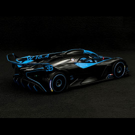 Bugatti Bolide 2020 Blau / Schwarz 1/18 Top Speed TS0434