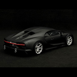 Bugatti Chiron Supersport 300+ Test Car 2022 Schwarz 1/18 Top Speed TS0346