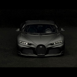 Bugatti Chiron Supersport 300+ Test Car 2022 Schwarz 1/18 Top Speed TS0346