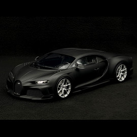 Bugatti Chiron Supersport 300+ Test Car 2022 Schwarz 1/18 Top Speed TS0346