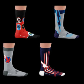 4 pairs Inspiration Top Gun Maverick Aircraft Socks Boxset