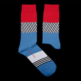 Inspiration Renault Alpine A110 Classic Rally 1972 Socken Rot / Blau / Weiß - Unisex - Größe 41/46