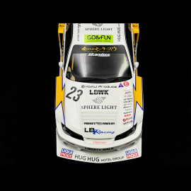 Nissan Silvia S15 Coupé n°23 2021 Weiß / Gelb 1/18 Top Speed TS0418