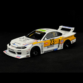 Nissan Silvia S15 Coupé n°23 2021 Weiß / Gelb 1/18 Top Speed TS0418