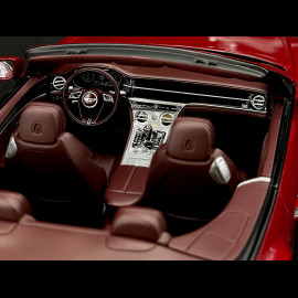 Bentley Continental GT Convertible Mulliner Edition 1 2019 Rot 1/18 Top Speed TS0362