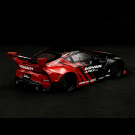 Toyota GR Supra Pandem Rocketbunny Advan SEMA 2019 Black / Red 1/18 Top Speed TS0358