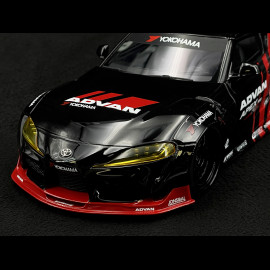 Toyota GR Supra Pandem Rocketbunny Advan SEMA 2019 Black / Red 1/18 Top Speed TS0358