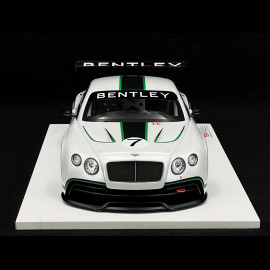 Bentley Continental GT3 Concept Car n°7 Mondial de l'Automobile 2012 Weiß 1/18 True Scale Models TSM131804R