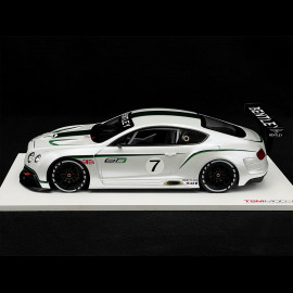 Bentley Continental GT3 Concept Car n°7 Mondial de l'Automobile 2012 Weiß 1/18 True Scale Models TSM131804R