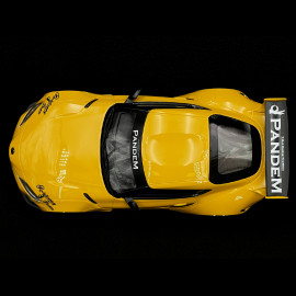 Toyota GR Supra Pandem Rocketbunny V1.0 2019 Gelb 1/18 Top Speed TS0357