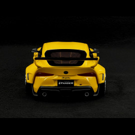 Toyota GR Supra Pandem Rocketbunny V1.0 2019 Gelb 1/18 Top Speed TS0357