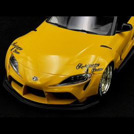 Toyota GR Supra Pandem Rocketbunny V1.0 2019 Gelb 1/18 Top Speed TS0357