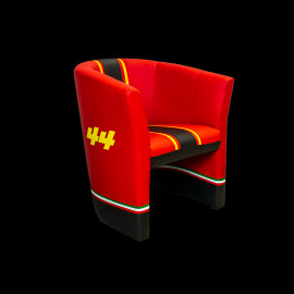 Tub chair Racing F1 n° 44 Lewis Red / Black