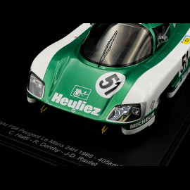 Peugeot WM P88 N° 51 24H Le Mans 1988 1/18 Spark 18S844