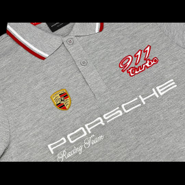 Porsche Polo shirt  911 Turbo grey Porsche Design WAP670H - men