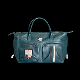 Big Leather Bag Steve McQueen 24h Le Mans Nolan Petrol Blue 27281-9098