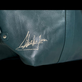 Big Leather Bag Steve McQueen 24h Le Mans Nolan Petrol Blue 27281-9098