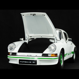 Kit Porsche 911 Carrera RS 2.7 1973 Grand-Prix White / Green stripes 1/8 Ixo Models