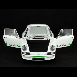 Kit Porsche 911 Carrera RS 2.7 1973 Grand-Prix Weiß / Grüne Streifen 1/8 Bausatz Ixo Models