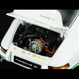 Kit Porsche 911 Carrera RS 2.7 1973 Grand-Prix White / Green stripes 1/8 Ixo Models