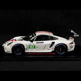 Porsche 911 RSR-19 Type 991 n° 92 24h Le Mans 2022 1/18 Spark 18S819