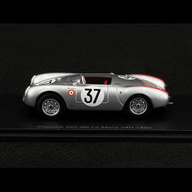 Porsche 550 N° 37 4. 24h Le Mans 1955 1/43 Spark S9710