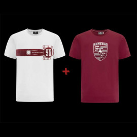 Duo Porsche T-shirt Crest + Porsche T-shirt Rod