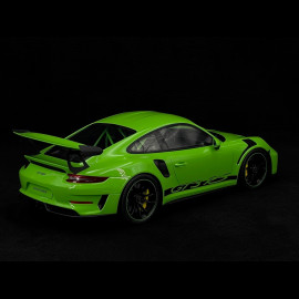 Porsche 911 GT3 RS Type 991 2019 Lizard Green / Black Stripes 1/12 GT Spirit GT917