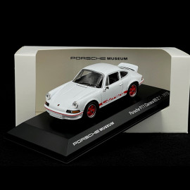 Porsche 911 Carrera RS 2.7 1973 Weiß / Rote Streifen 1/43 Welly MAP01997323