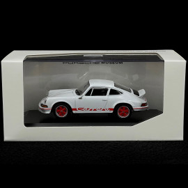 Porsche 911 Carrera RS 2.7 1973 Weiß / Rote Streifen 1/43 Welly MAP01997323