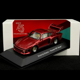 Porsche 935 Street 1983 Mansour Ojjeh Brilliant Red 1/43 Spark MAP02040023