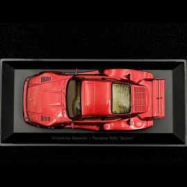 Porsche 935 Street 1983 Mansour Ojjeh Brilliant Red 1/43 Spark MAP02040023