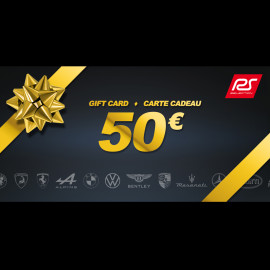 Geschenkkarte im Wert von 50 euros